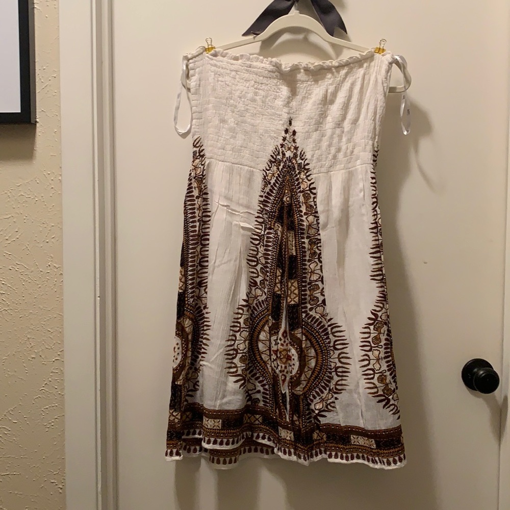 Strapless short dress XL